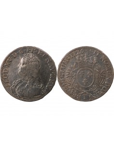LOUIS XV - ECU AUX RAMEAUX D'OLIVIER - 1726 T NANTES 2