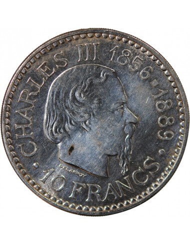 Monaco Rainier III de Monaco 10 francs Argent 1966