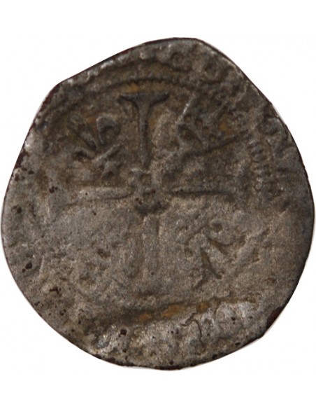 BRETAGNE, CHARLES VIII - LIARD AU DAUPHIN - 1492/1498, RENNES