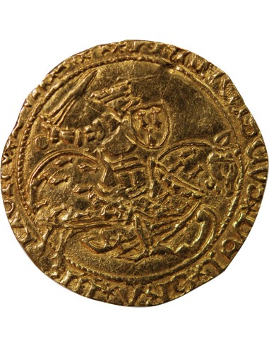 DUCHÉ DE BRETAGNE, FRANÇOIS Ier ET II - CAVALIER D'OR - 1442 / 1488, R RENNES