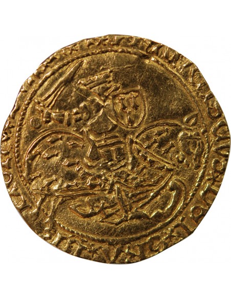 DUCHÉ DE BRETAGNE, FRANÇOIS Ier ET II - CAVALIER D'OR - 1442 / 1488, R RENNES