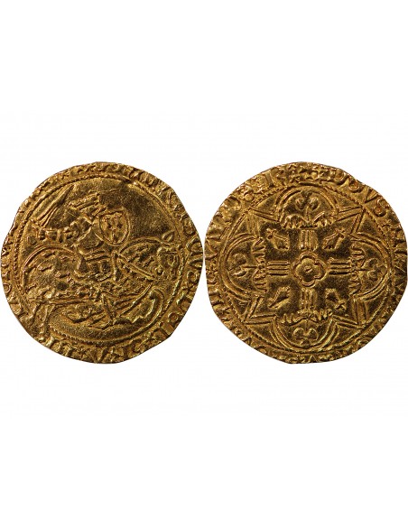 DUCHÉ DE BRETAGNE, FRANÇOIS Ier ET II - CAVALIER D'OR - 1442 / 1488, R RENNES