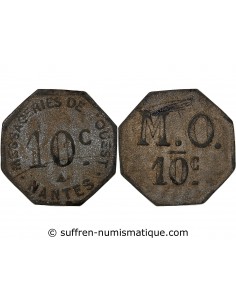 NANTES, NECESSITE - MESSAGERIES DE L'OUEST - 10 CENTIMES