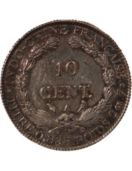 INDOCHINE FRANCAISE - 10 CENTIMES ARGENT - 1900