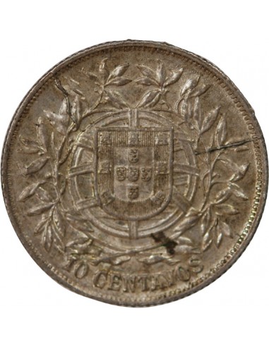 PORTUGAL - 10 CENTAVOS ARGENT - 1915, LISBONNE