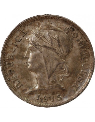 PORTUGAL - 10 CENTAVOS ARGENT - 1915, LISBONNE