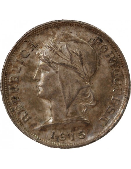 PORTUGAL - 10 CENTAVOS ARGENT - 1915, LISBONNE