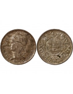 PORTUGAL - 10 CENTAVOS ARGENT - 1915, LISBONNE 2