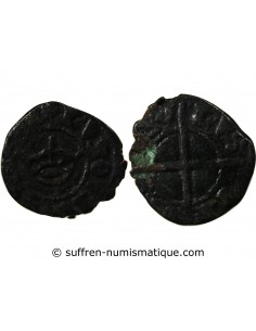 LOUIS XI - OBOLE TOURNOIS, 2nd TYPE - 1467/1483