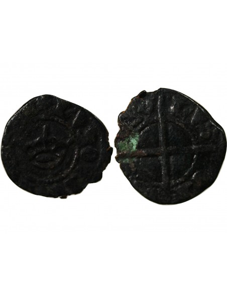 LOUIS XI - OBOLE TOURNOIS, 2nd TYPE - 1467/1483