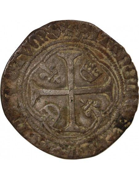 CHARLES VIII - BLANC A LA COURONNE - 1488 / 1498, BORDEAUX