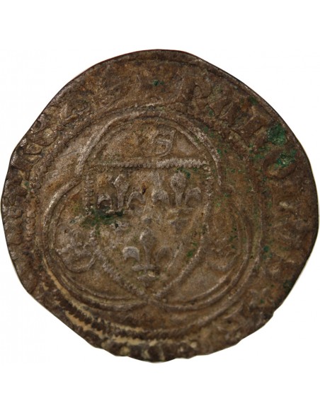 CHARLES VIII - BLANC A LA COURONNE - 1488 / 1498, BORDEAUX