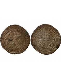 CHARLES VIII - BLANC A LA COURONNE - 1488 / 1498, BORDEAUX 2