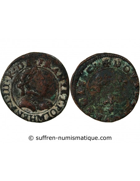 LA LIGUE, HENRI III (POSTHUME) - DOUBLE TOURNOIS - M TOULOUSE, SANS DATE