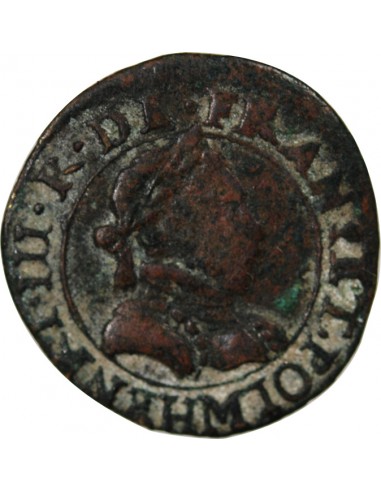 LA LIGUE, HENRI III (POSTHUME) - DOUBLE TOURNOIS - M TOULOUSE, SANS DATE