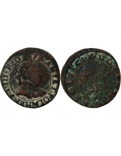 LA LIGUE, HENRI III (POSTHUME) - DOUBLE TOURNOIS - M TOULOUSE, SANS DATE 2
