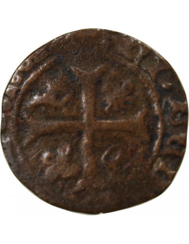 CHARLES VIII - LIARD AU DAUPHIN, 2e TYPE - 1488-1498