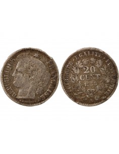 CERES - 20 CENTIMES ARGENT - 1850, A PARIS 2