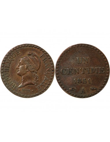 IIe REPUBLIQUE - CENTIME DUPRÉ - 1851, A PARIS