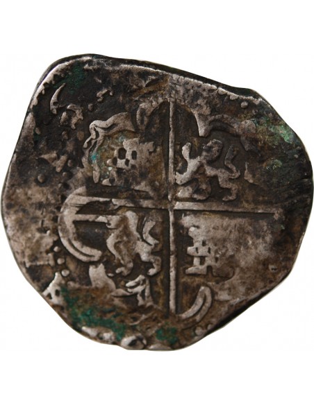 MEXIQUE, PHILIPPE II, III, IV - COB 8 REALES ARGENT 1556-1665