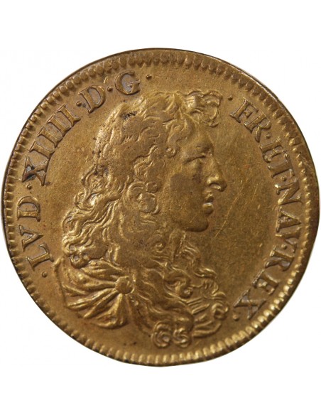 BATIMENTS DU ROI, LOUIS XIV - JETON, 1667 - Démolition de la colonade du louvre