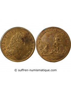 GALERES ROYALES, LOUIS XIV - JETON LAITON - COMPATIBILITE DE LA MARINE, n.d.