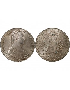 AUTRICHE, MARIE THERESE - THALER ARGENT - 1780 (Refrappe Post 1960, Vienne) 2