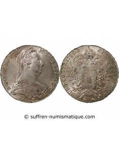 AUTRICHE, MARIE THERESE - THALER ARGENT - 1780 (Refrappe Post 1960, Vienne)