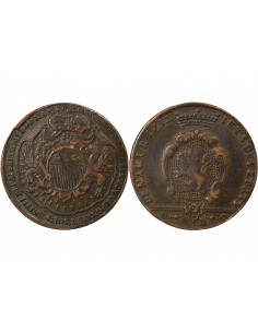 JETS DES ETATS DE NAMUR, CONRAD-ALBERT D'URSEL – JETON CUIVRE - 1732 2