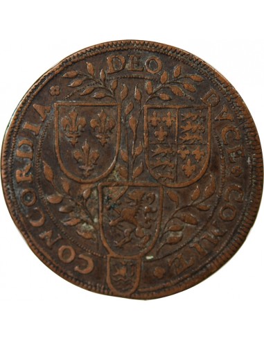 Philippe II 1 jeton Cuivre 1598