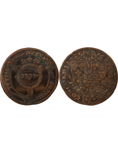 Philippe II 1 jeton Cuivre 1598