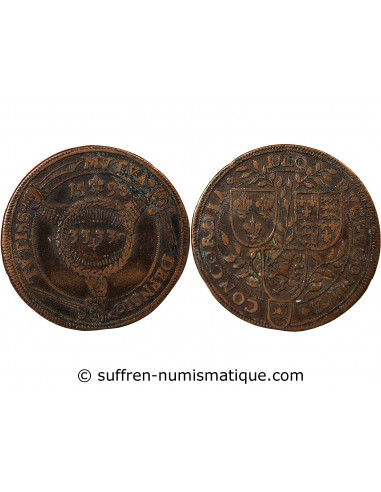 Philippe II 1 jeton Cuivre 1598