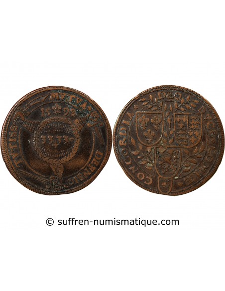 Philippe II 1 jeton Cuivre 1598