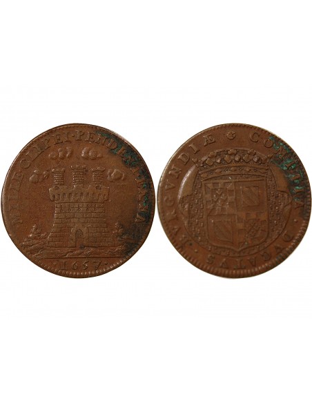 1 jeton Cuivre 1657