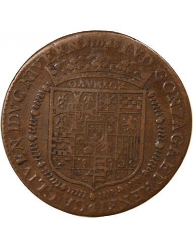 Louis IV de Gonzague Nevers 1 jeton Cuivre 1651