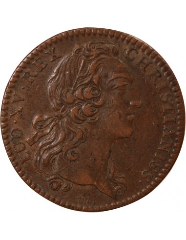 Louis XV 1 jeton Cuivre 1742