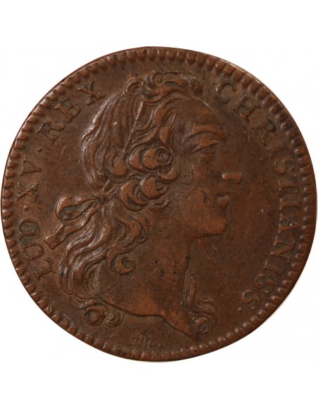 Louis XV 1 jeton Cuivre 1742