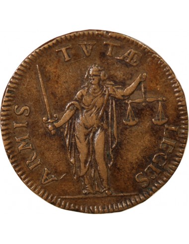 Louis XIV 1 jeton Cuivre 1645