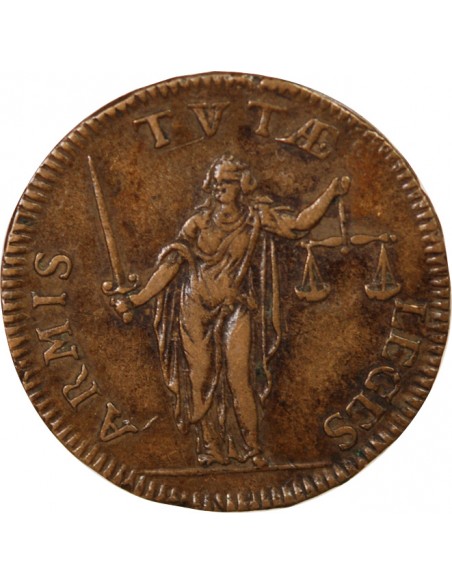 Louis XIV 1 jeton Cuivre 1645