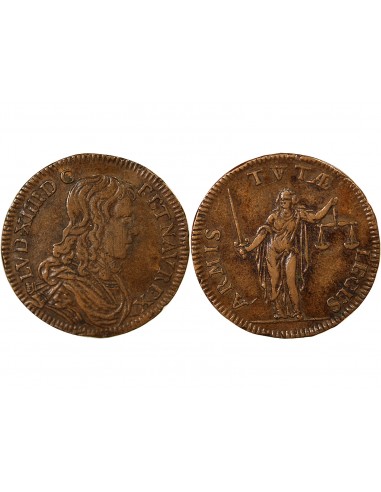Louis XIV 1 jeton Cuivre 1645