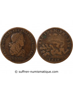 Louis XIV Jeton Cuivre 1654