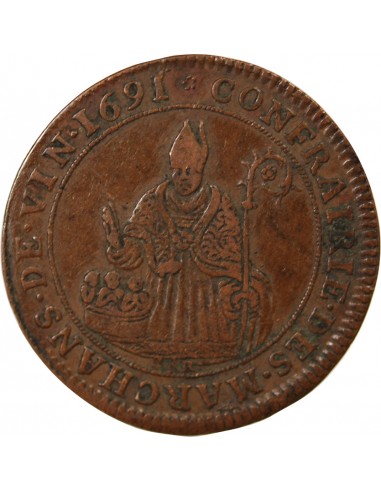 1 jeton Cuivre 1691