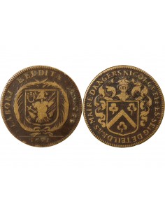 MAIRE D’ANGERS, NICOLAS CUPIF DE TEILDRAS – JETON LAITON - 1671 2