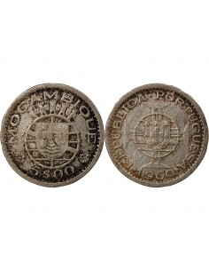 MOZAMBIQUE, COLONIE PORTUGAISE - 5 ESCUDOS ARGENT - 1960 2