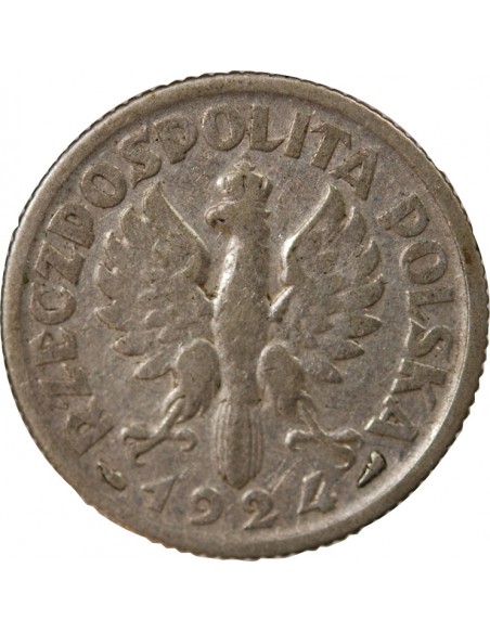 POLOGNE - ZLOTY ARGENT - 1924, PARIS