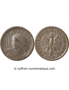 POLOGNE - ZLOTY ARGENT - 1924, PARIS