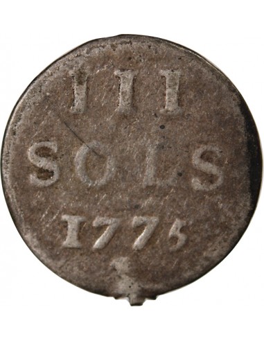 LUXEMBOURG, MARIE THERESE D'AUTRICHE - 3 SOLS ARGENT - 1775, BRUXELLES