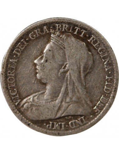 ROYAUME-UNI, VICTORIA - 6 PENCE ARGENT - 1899