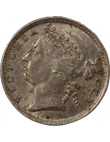 ETABLISSEMENTS DES DETROITS, VICTORIA - 10 CENTS - 1897 LONDRES