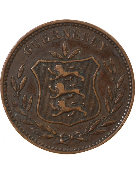 GUERNESEY - 8 DOUBLES - 1911, H HEATON